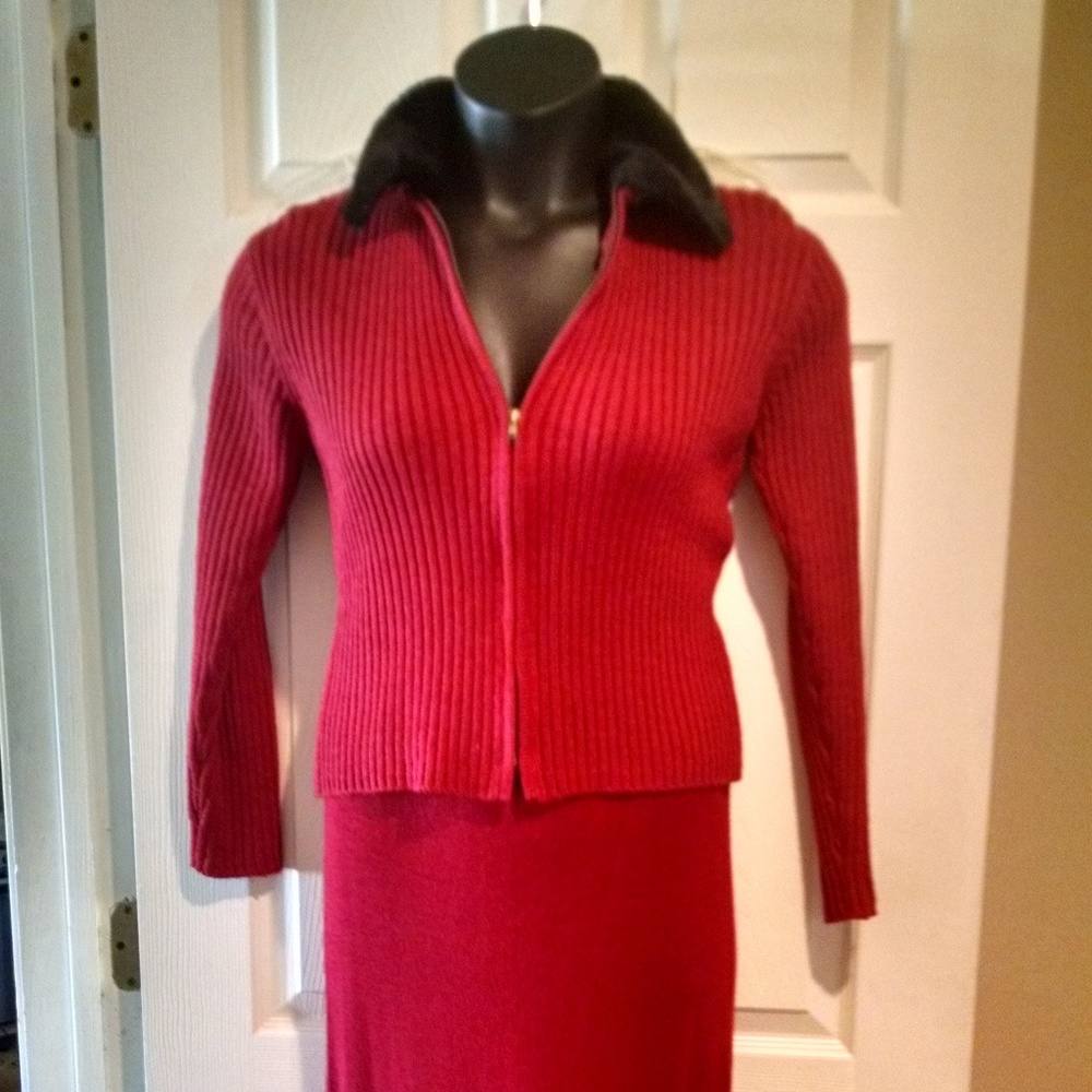 Sweater and skirt set